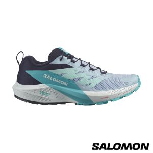 Salomon 女 SENSE RIDE 5 野跑鞋 羊絨藍/碳藍/藍