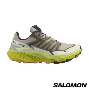 Salomon 女 THUNDERCROSS 野跑鞋 灰褐/硫淡黃/黑