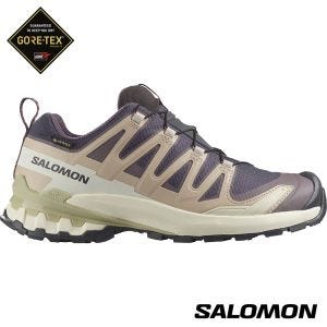 Salomon 女 XA PRO 3D V9 Goretex 健野鞋 黑灰/沙色/苜蓿綠