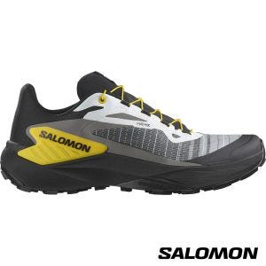 Salomon 男 GENESIS 野跑鞋 黑/白/檸檬黃