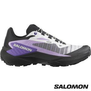 Salomon 女 GENESIS 野跑鞋 黑/白/自由藍