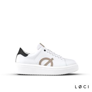 LOCI APEX 玉米皮革 休閒鞋 白/黑/棕