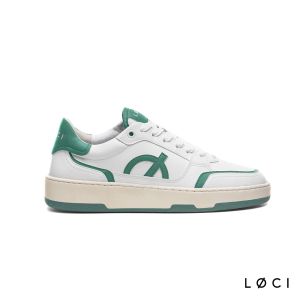 LOCI NEO FOUR 玉米皮革 休閒鞋 白/綠/米 LØCI