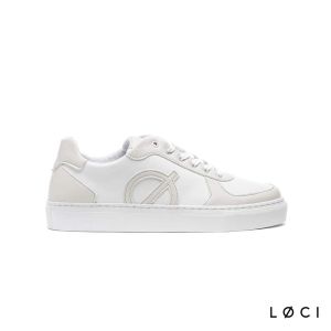 LOCI CLASSIC SEVEN 玉米皮革 休閒鞋 白/灰/灰 LØCI 