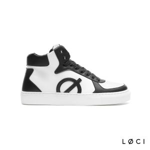 LOCI LEGEND ELEVEN 玉米皮革 休閒鞋 白/黑/黑 LØCI 