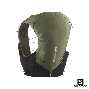 Salomon ADV SKIN 12 水袋背包組 深葉綠/黑