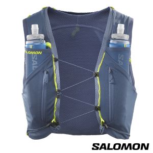 Salomon ADV SKIN 12 水袋背包組 白令藍/火石灰