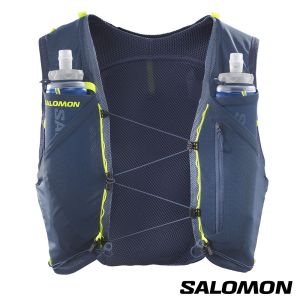 Salomon ADV SKIN 5 水袋背包組 白令藍/火石灰