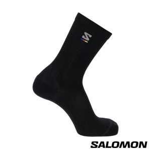 Salomon SUNDAY SMART 羊毛中長襪 黑/絨灰