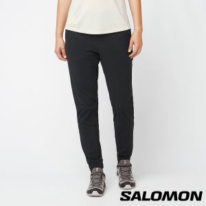Salomon 女 WAYFARER EASE 彈性長褲 黑棕