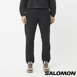 Salomon 女 OUTERPATH UTILITY 彈性長褲 黑棕