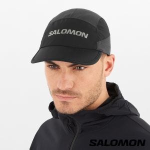 Salomon SENSE AERO 運動帽 黑棕