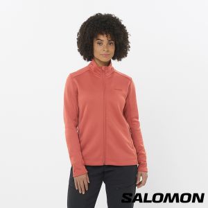 Salomon 女 SNTIAL 刷毛外套 香料紅