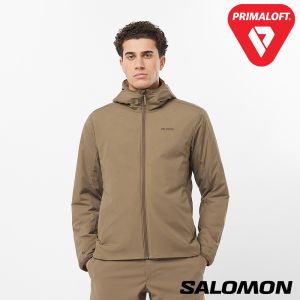 Salomon 男 MOUNTAIN FLEX 化纖外套 蕈棕