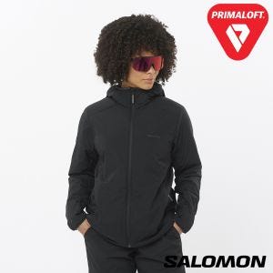 Salomon 女 MOUNTAIN FLEX 化纖外套 黑棕