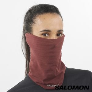 Salomon RS 保暖脖圍 葡萄紅
