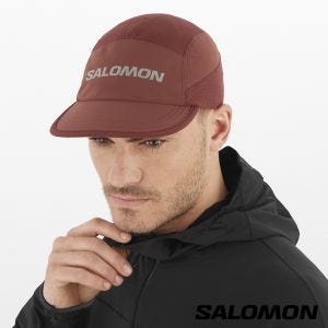 Salomon SENSE AERO 運動帽 葡萄紅