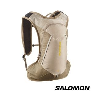 Salomon CROSS 8 多功能背包 藻棕/灰褐