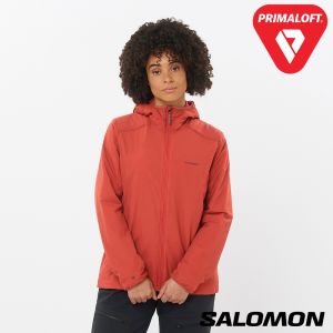 Salomon 女 MOUNTAIN FLEX 化纖外套 香料紅