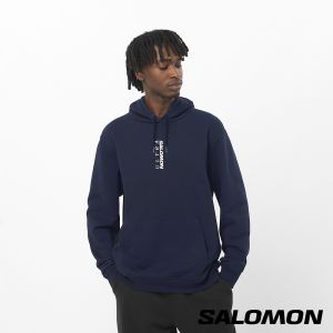 Salomon 男 ULTRA 兜帽套頭衫 夜空藍