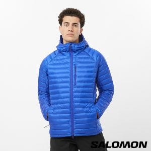 Salomon 男 ELIXIR MICRO 羽絨外套 海洋藍