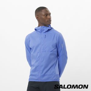 Salomon 男 CROSS 風衣外套 群青