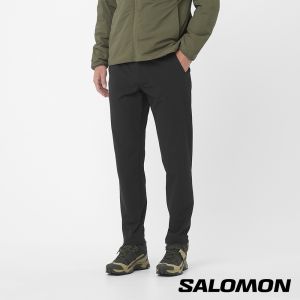 Salomon 男 WAYFARER EVERYDAY 彈性長褲 黑棕