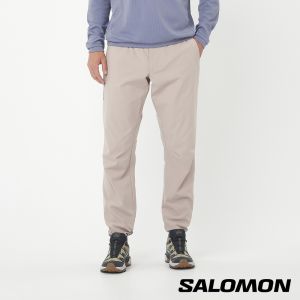 Salomon 男 OUTERPATH BASE 彈性長褲 燕麥