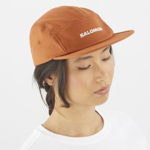 Salomon 5分割運動帽 山棕