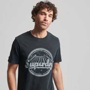 SUPERDRY 男裝 短袖T恤 Vintage Merch Store 黑