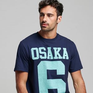 SUPERDRY 男裝 短袖T恤 Code Classic Osaka 深藍