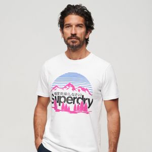 SUPERDRY 男裝 短袖T恤 Great Outdoors Nr Graphic 白