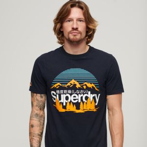 SUPERDRY 男裝 短袖T恤 Great Outdoors Nr Graphic 海軍藍