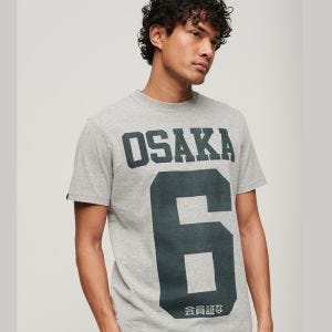 SUPERDRY 男裝 短袖T恤 Osaka Graphic 灰
