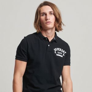 SUPERDRY 男裝 短 POLO VTG SUPERSTATE POLO 黑