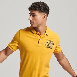 SUPERDRY 男裝 短袖 POLO衫 VTG SUPERSTATE POLO 黃