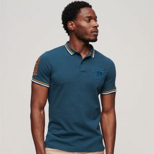 SUPERDRY 男裝 短袖 POLO衫 CNY Superstate Polo 藍