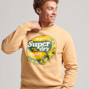 SUPERDRY 男裝 長袖T恤 Cooper Nostalgia 薑黃棕褐