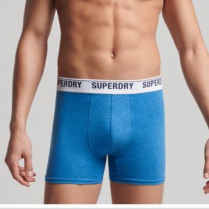 SUPERDRY 內褲 BOXER MULTI 2入 深藍/電氣藍