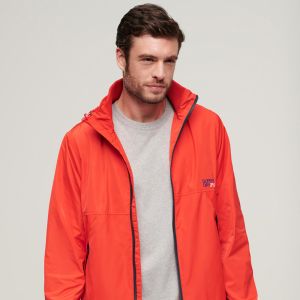 SUPERDRY 男裝 防風外套 Hooded Windbreaker 日落紅