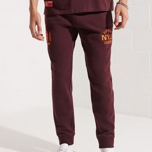 SUPERDRY 男裝 休閒長褲 THE 5TH DOWN JOGGER 酒紅