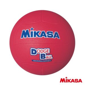 MIKASA 軟橡膠躲避球 紅 #3