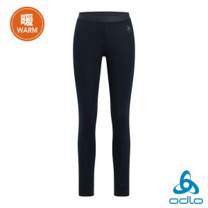 瑞士 ODLO 女 MERINO 200 美麗諾 羊毛 長褲 底層褲 黑