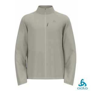 瑞士 ODLO 男 ZEROWEIGHT 輕量 跑步 防潑水 防風外套 瑪瑙灰