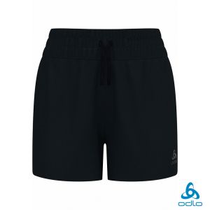 瑞士 ODLO 女 Zeroweight 輕量 4吋 運動 短褲 黑