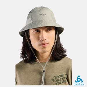 瑞士 ODLO LIGHT 漁夫帽 瑪瑙灰