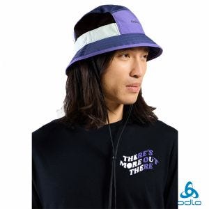 瑞士 ODLO LIGHT 漁夫帽 派對紫/航海藍