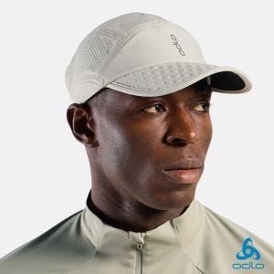 瑞士 ODLO PRO 透氣 防曬 運動帽 瑪瑙灰