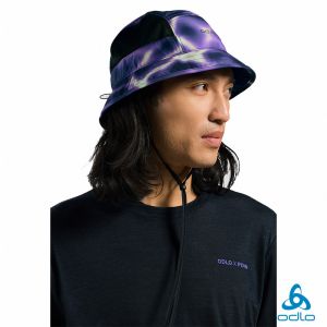 瑞士 ODLO LIGHT 印花 漁夫帽 派對紫