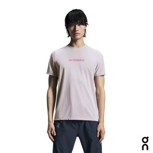 【瑞士 On 昂跑】男 On Run 機能排汗短袖 淡紫